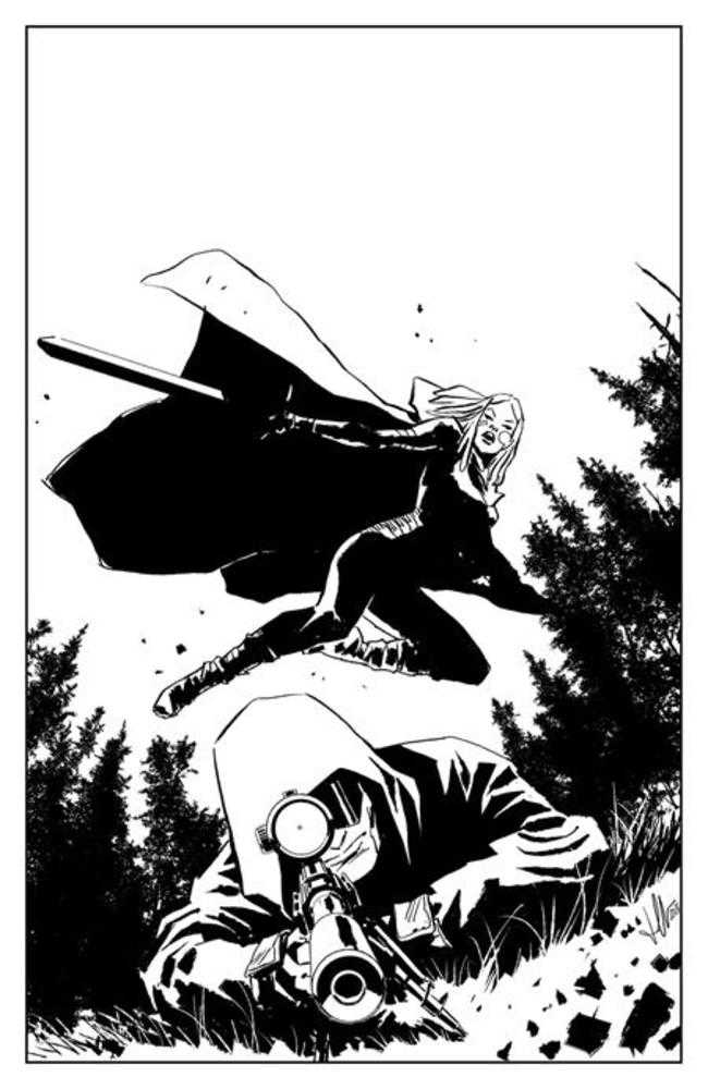 Lost Fantasy #2 Cover C Inc 1:15 Luca Casalanguida Black & White Variant