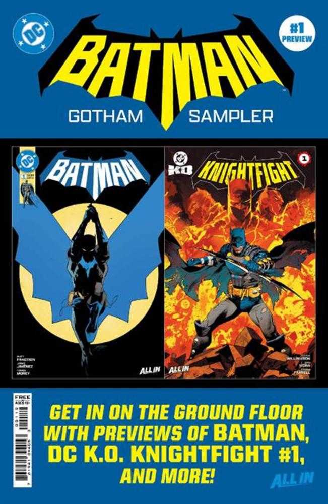 Batman Day 2025 Bundles Of 25 Batman Gotham Sampler 2nd Print
