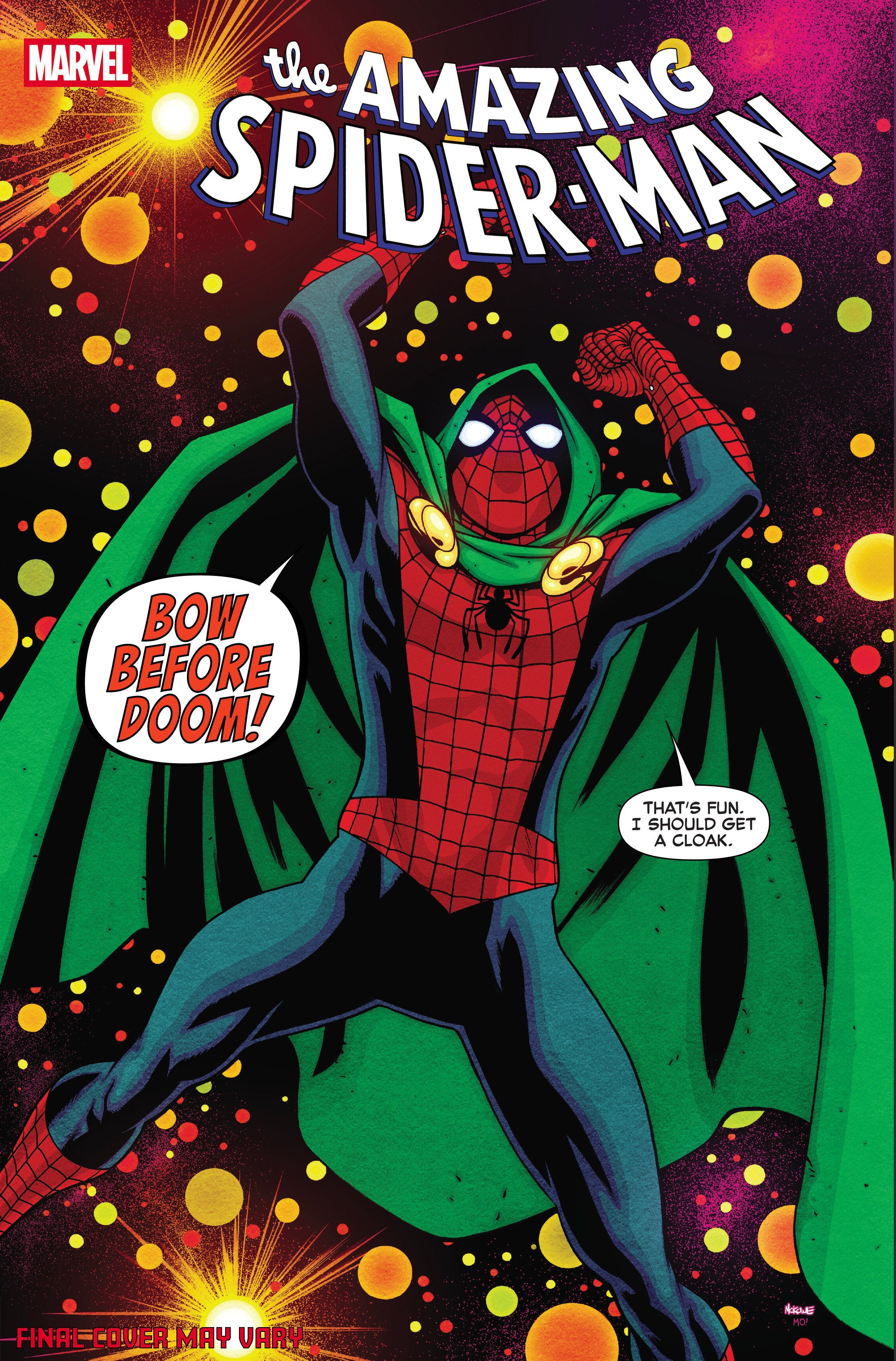 Amazing Spider-Man #23 Mike McKone Doom Homage Variant [Ds