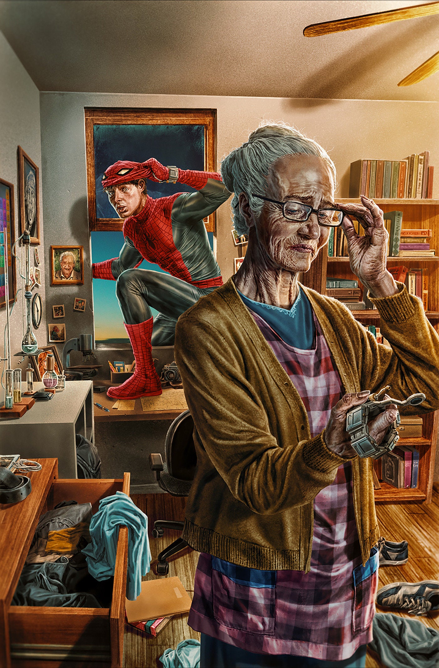 Amazing Spider-Man #35 Lee Bermejo Amazing Visions Full Art Variant