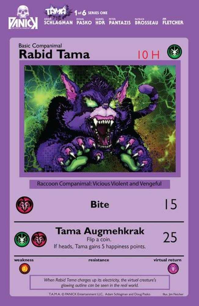 Tama #1 (Of 6) 2nd Print Cover B Jim Fletcher Vicious Violent And Vengeful Tama Variant