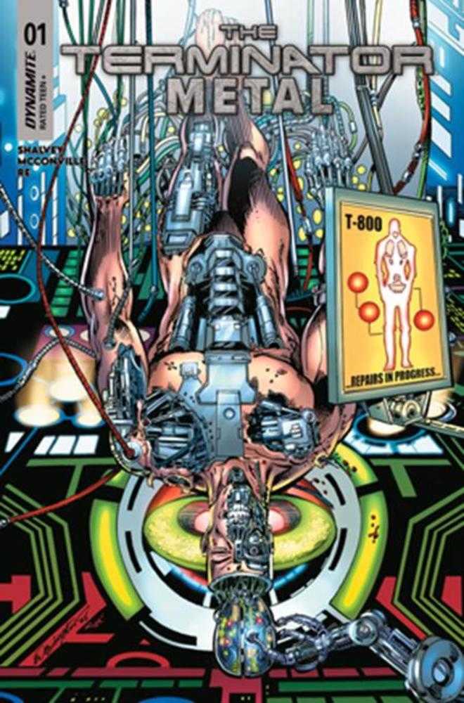 Terminator Metal #1 Cover E Bob Layton Foil Variant