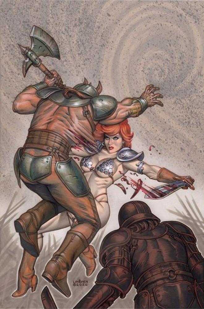 Red Sonja She Devil With A Sword #2 Cover H Joseph Michael Linsner Limited Full Art Variant