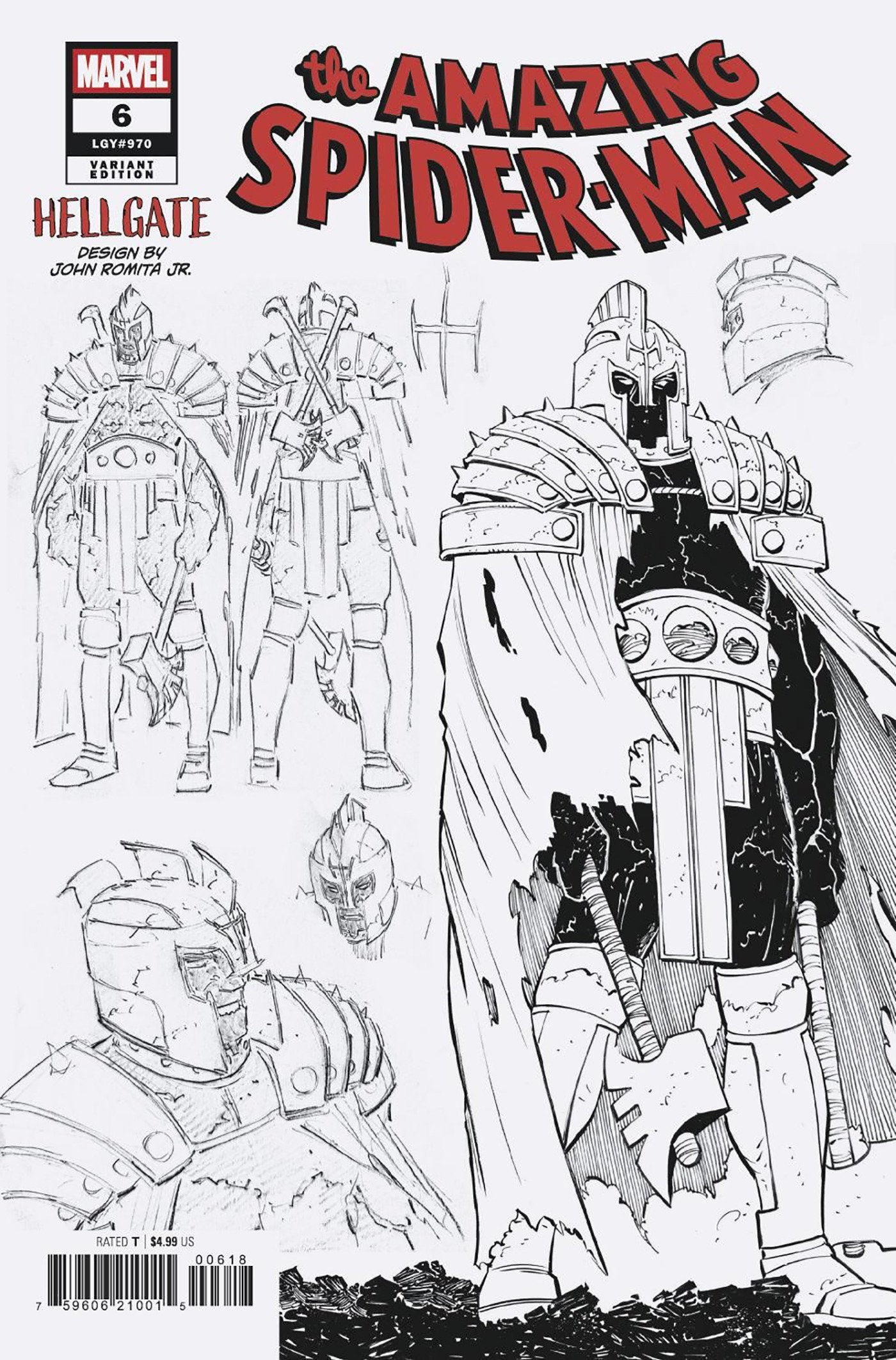Amazing Spider-Man #6 (1:10) John Romita Jr. Design Variant