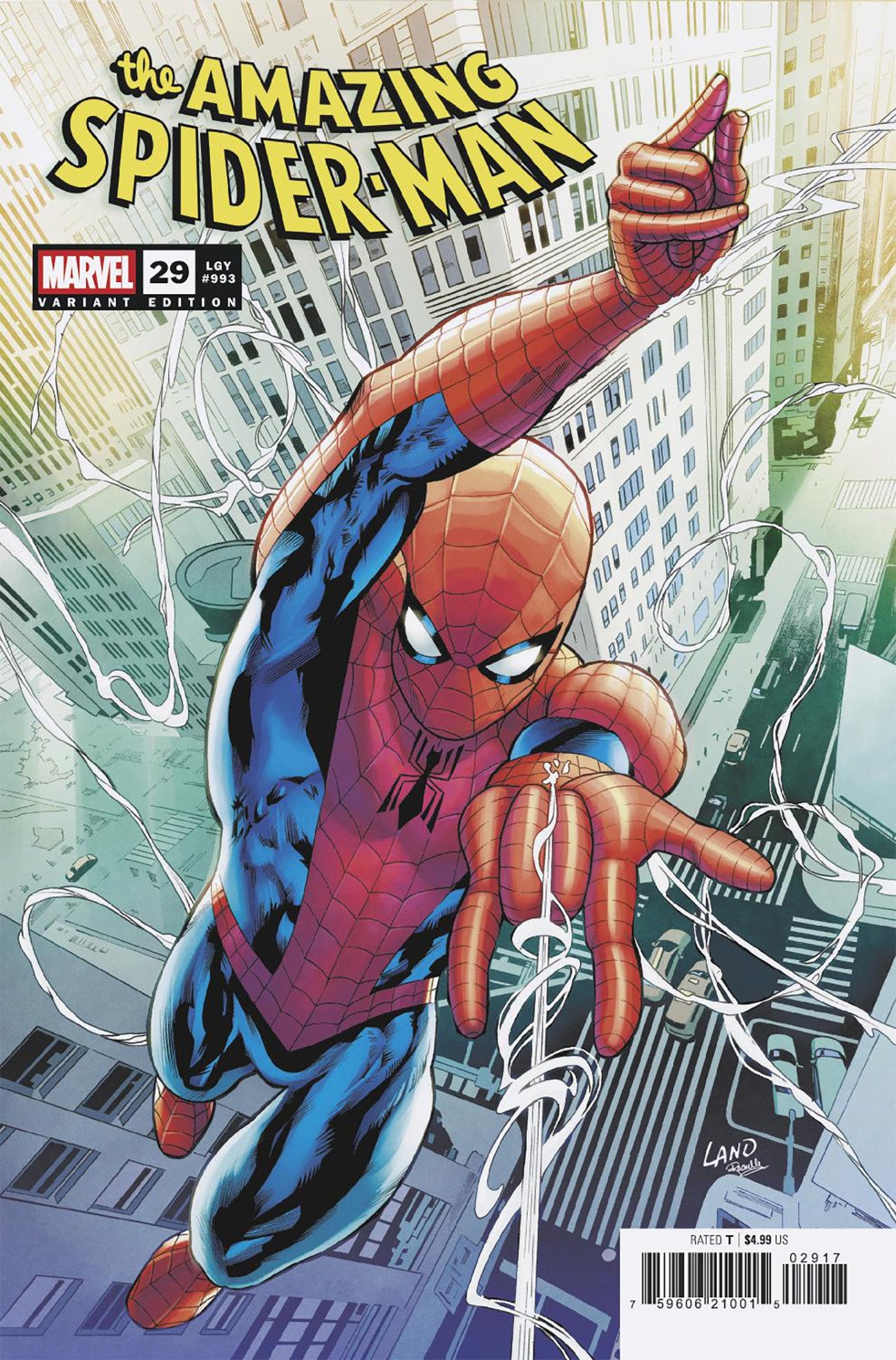 Amazing Spider-Man #29 (1:25) Greg Land Variant