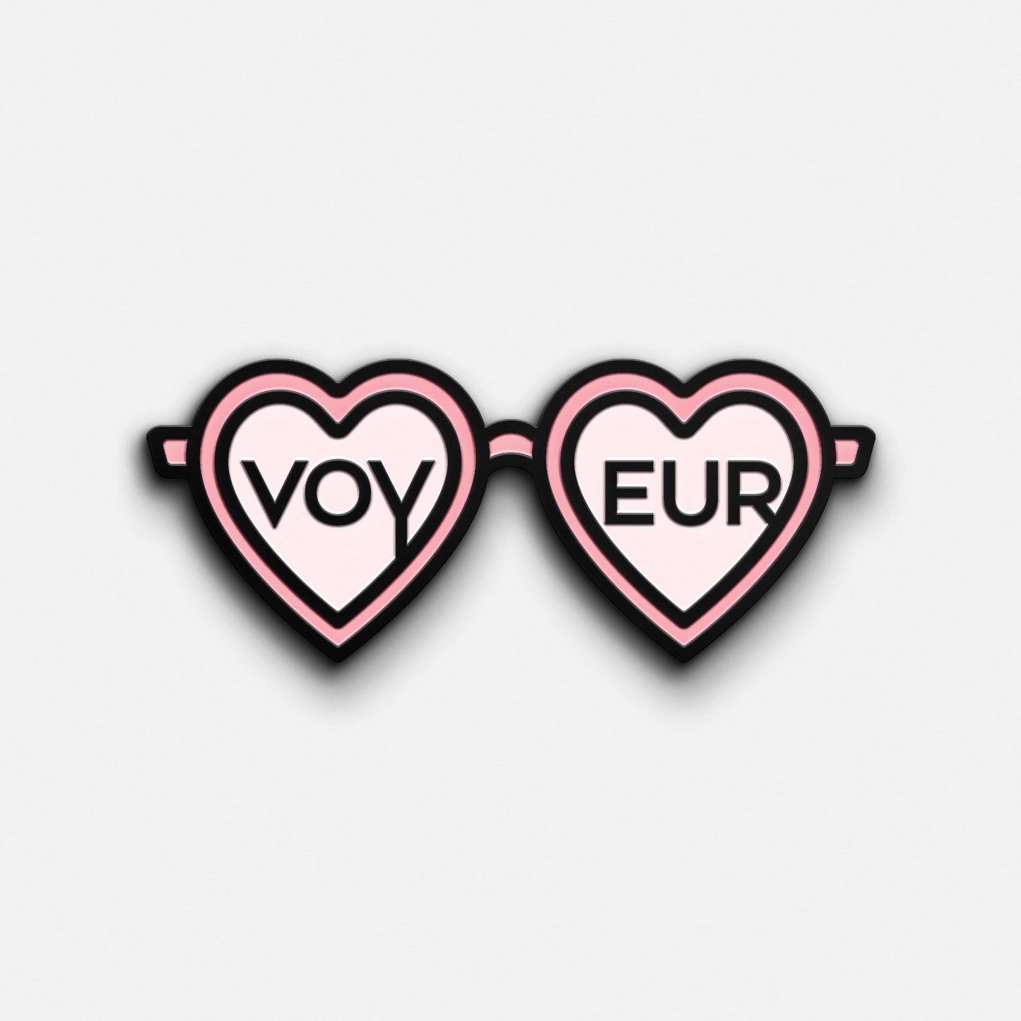 Voyeur #2 Sunglass Enamel Pin 5 Copy Pack 1 in 10
