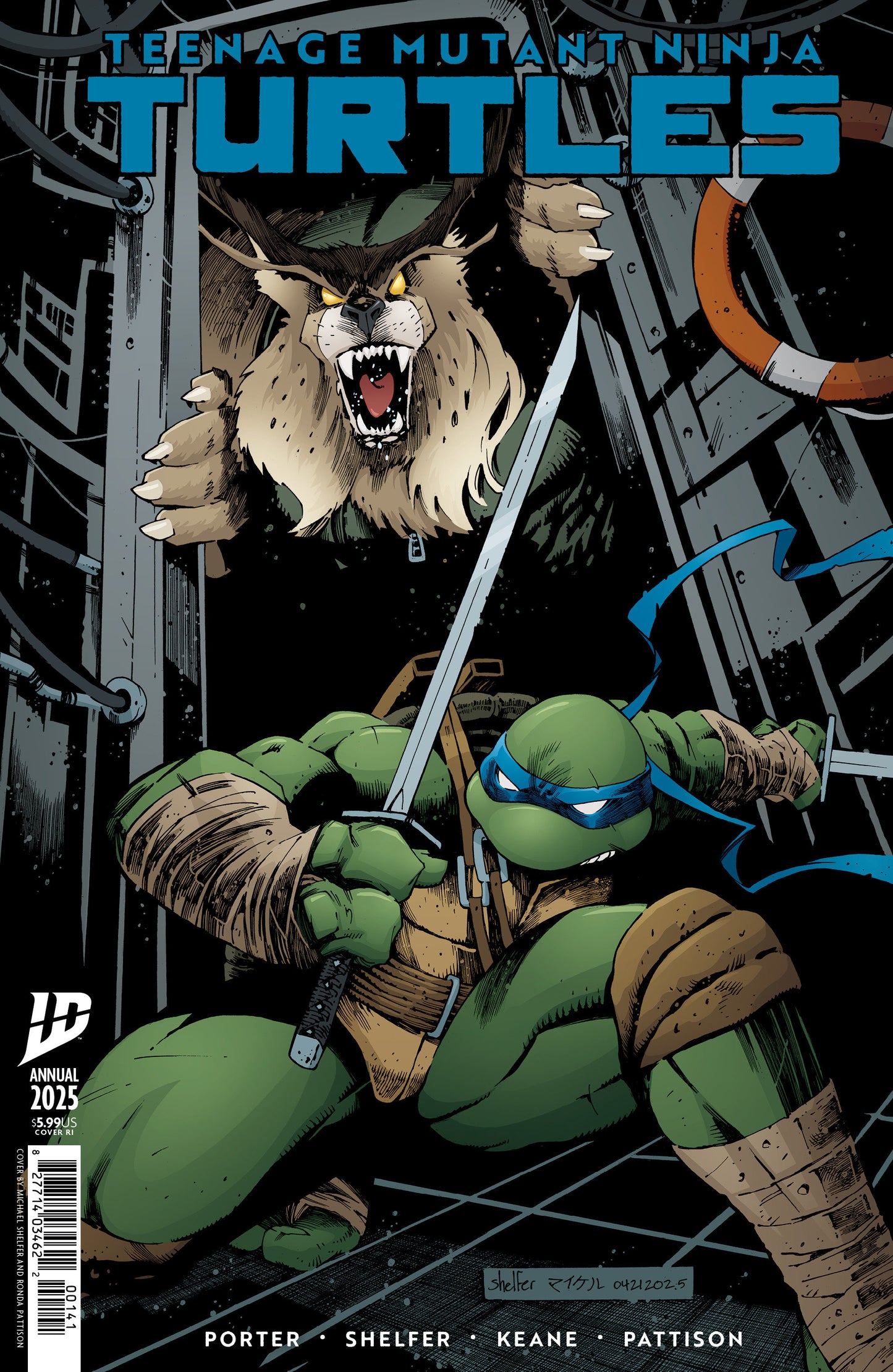 Teenage Mutant Ninja Turtles: Annual 2025 Variant Ri (25) (Shelfer)