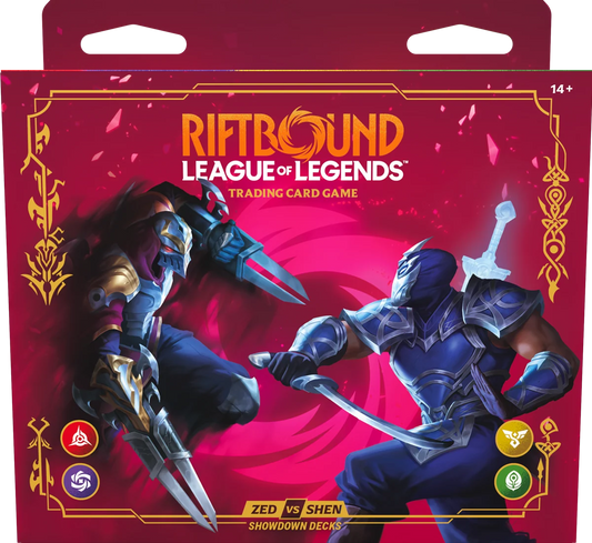 Riftbound: League of Legends - Showdown Deck - Vendetta Zed vs Shen